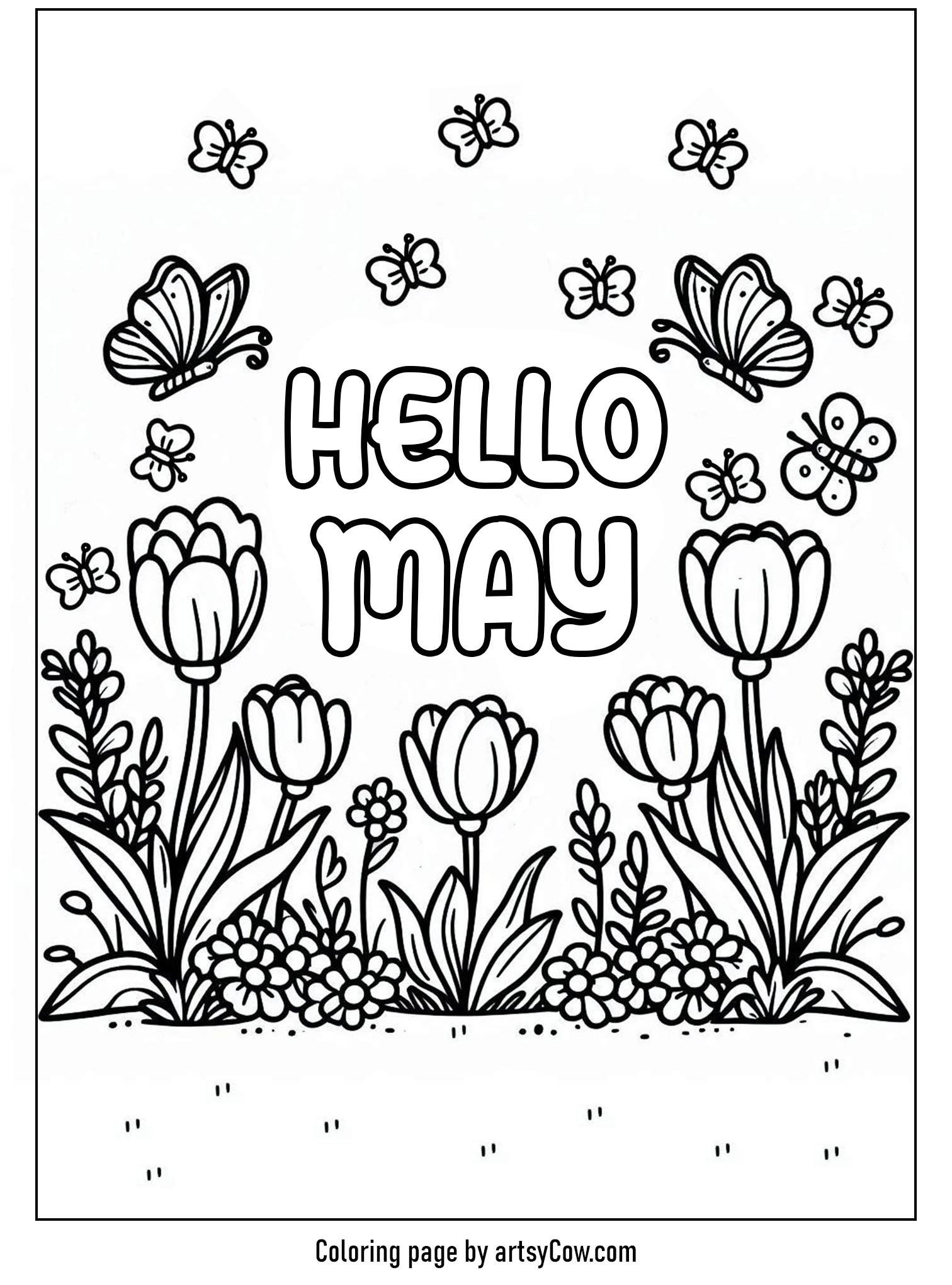 14 May Coloring Pages For 2025 - ArtsyCow